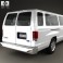 Ford E-Series Passenger Van 2011 3d model