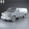 Ford E-Series Passenger Van 2011 3d model