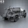 Ford Super Duty F-550 Tow Truck with HQ interior 2005 3d model