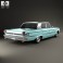 Ford Galaxie 500 4-door hardtop with HQ interior 1963 3d model