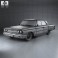 Ford Galaxie 500 4-door hardtop with HQ interior 1963 3d model