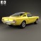 Ford Mustang Fastback with HQ interior 1965 3d model