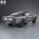 Ford Mustang Fastback with HQ interior 1965 3d model
