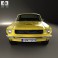 Ford Mustang Fastback with HQ interior 1965 3d model