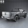 Ford Ranger Super Cab 2011 3d model