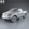 Ford Ranger Super Cab 2011 3d model