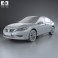 Honda Accord (Inspire) with HQ interior 2013 3d model