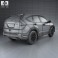 Honda CR-V EU with HQ interior 2012 3d model