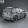 Honda Fit (GE) Twist with HQ interior 2013 3d model