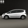 Honda Fit (GE) Twist with HQ interior 2013 3d model