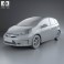 Honda Fit (GE) Twist with HQ interior 2013 3d model