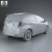 Honda Fit (GE) Twist with HQ interior 2013 3d model