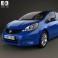 Honda Jazz 2010 3d model