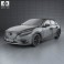 Mazda 3 hatchback with HQ interior 2014 3d model