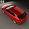 Mazda 3 hatchback with HQ interior 2014 3d model