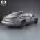 Mercedes-Benz S-Class (W221) with HQ interior 2013 3d model