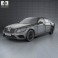 Mercedes-Benz S-Class (W222) with HQ interior 2014 3d model