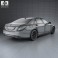 Mercedes-Benz S-Class (W222) with HQ interior 2014 3d model
