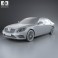Mercedes-Benz S-Class (W222) with HQ interior 2014 3d model