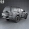 Mitsubishi Pajero (Montero) Wagon 2011 3d model