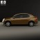 Renault Logan sedan (Brazil) with HQ interior 2013 3d model