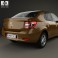 Renault Logan sedan (Brazil) with HQ interior 2013 3d model