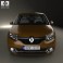 Renault Logan sedan (Brazil) with HQ interior 2013 3d model