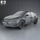 Seat Leon FR 5-door hatchback with HQ interior and engine 2013 3d model