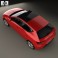 Seat Leon FR 5-door hatchback with HQ interior and engine 2013 3d model