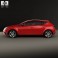 Seat Leon FR 5-door hatchback with HQ interior and engine 2013 3d model