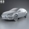 Seat Leon FR 5-door hatchback with HQ interior and engine 2013 3d model