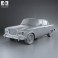 Studebaker Lark sedan 1960 3d model