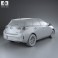 Toyota Auris hatchback 5-door with HQ interior 2013 3d model