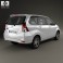 Toyota Avanza with HQ interior 2012 3d model