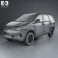 Toyota Avanza with HQ interior 2012 3d model