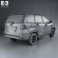 Toyota Avanza with HQ interior 2012 3d model