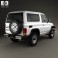 Toyota Land Cruiser (J70) 3-door 1990 3d model
