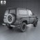 Toyota Land Cruiser (J70) 3-door 1990 3d model