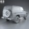 Toyota Land Cruiser (J70) 3-door 1990 3d model