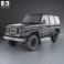 Toyota Land Cruiser (J70) 5-door 1990 3d model