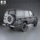 Toyota Land Cruiser (J70) 5-door 1990 3d model