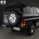 Toyota Land Cruiser (J70) 5-door 1990 3d model