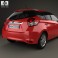 Toyota Yaris 5-door hatchback 2014 3d model