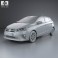 Toyota Yaris 5-door hatchback 2014 3d model