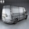 Vauxhall Movano Panel Van 2010 3d model