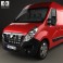 Vauxhall Movano Panel Van 2010 3d model