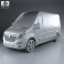 Vauxhall Movano Panel Van 2010 3d model
