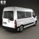 Vauxhall Movano Passenger Van 2010 3d model
