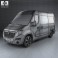 Vauxhall Movano Passenger Van 2010 3d model