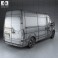 Vauxhall Movano Passenger Van 2010 3d model